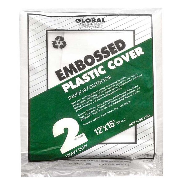 Premier 12X15 Globe 2 Mil Embossed Drop Cloth 28080 - main
